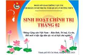 Sinh hoạt chính trị kỷ niệm 95 năm Ngày thành lập Đảng Cộng sản Việt Nam (03/02/1930 - 03/02/2025) 