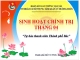 SINH HOẠT CHÍNH TRỊ KỶ NIỆM 50 NĂM NGÀY GIẢI PHÓNG MIỀN NAM, THỐNG NHẤT ĐẤT NƯỚC (30/04/1975-30/04/2025) CHỦ ĐỀ “TỰ HÀO THANH NIÊN THÀNH PHỐ BÁC".